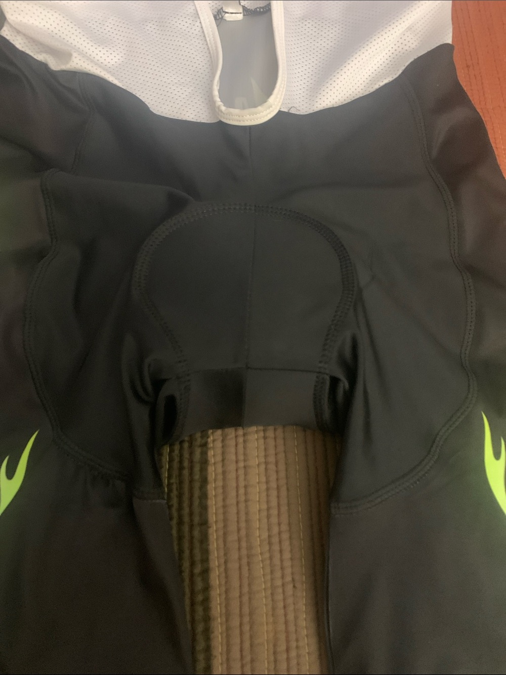 Malciklo Men's Black & Neon Yellow Cycling Bib Shorts - Picture 2 of 4